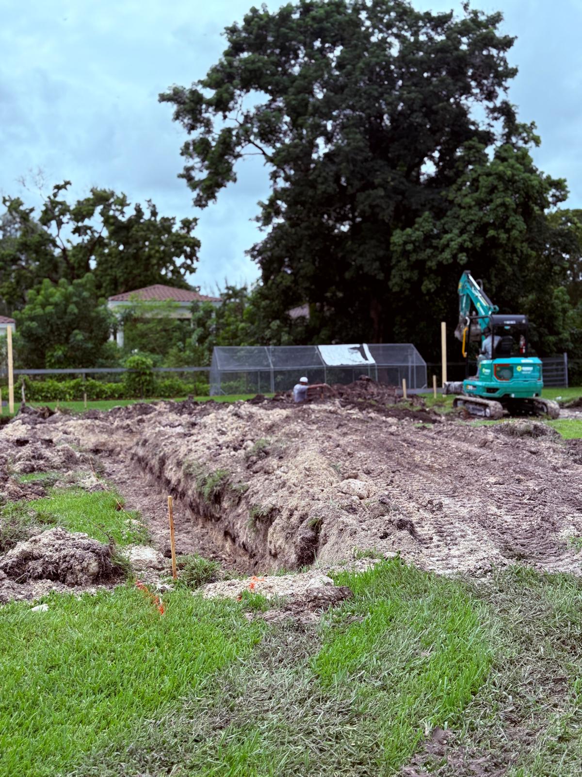 Custom fireplace LED base - LMV Construction